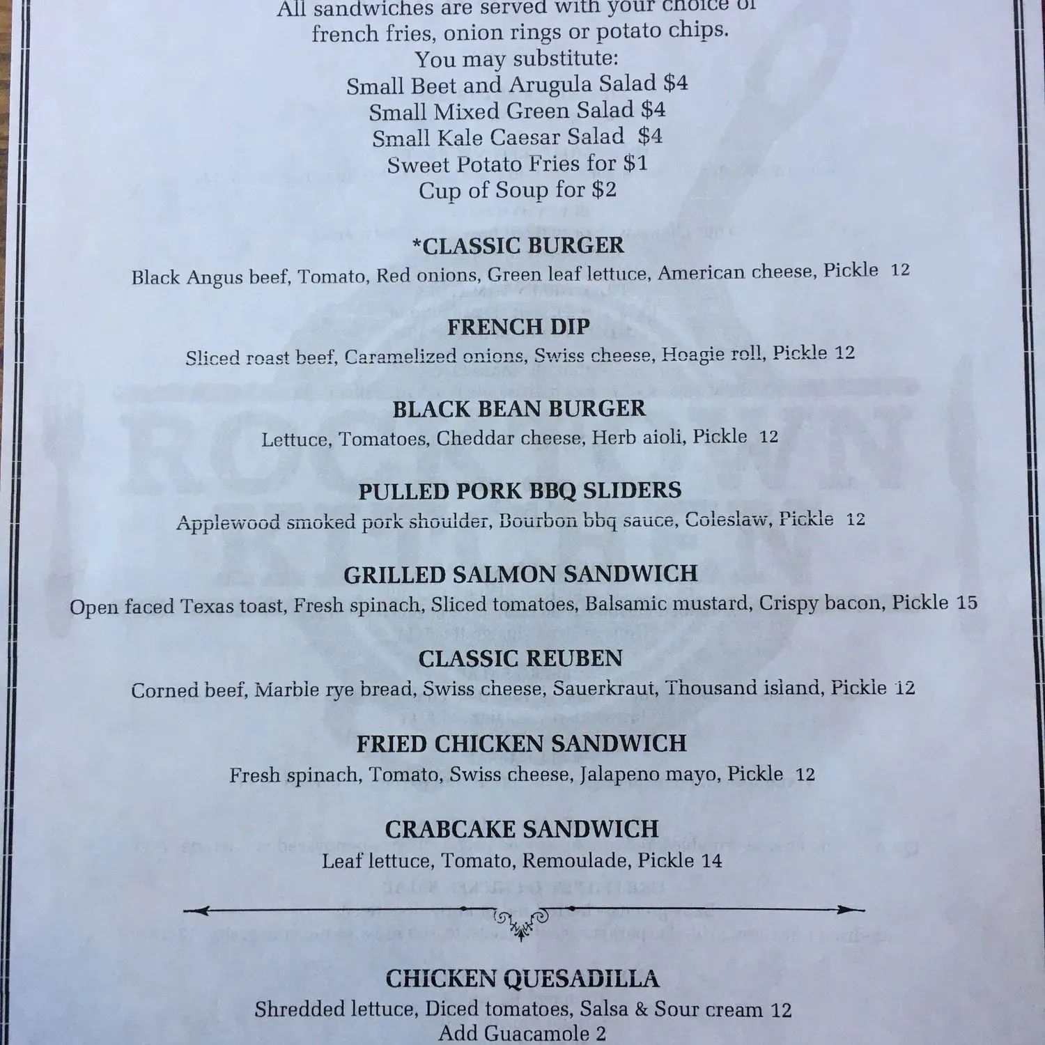 Menu 2