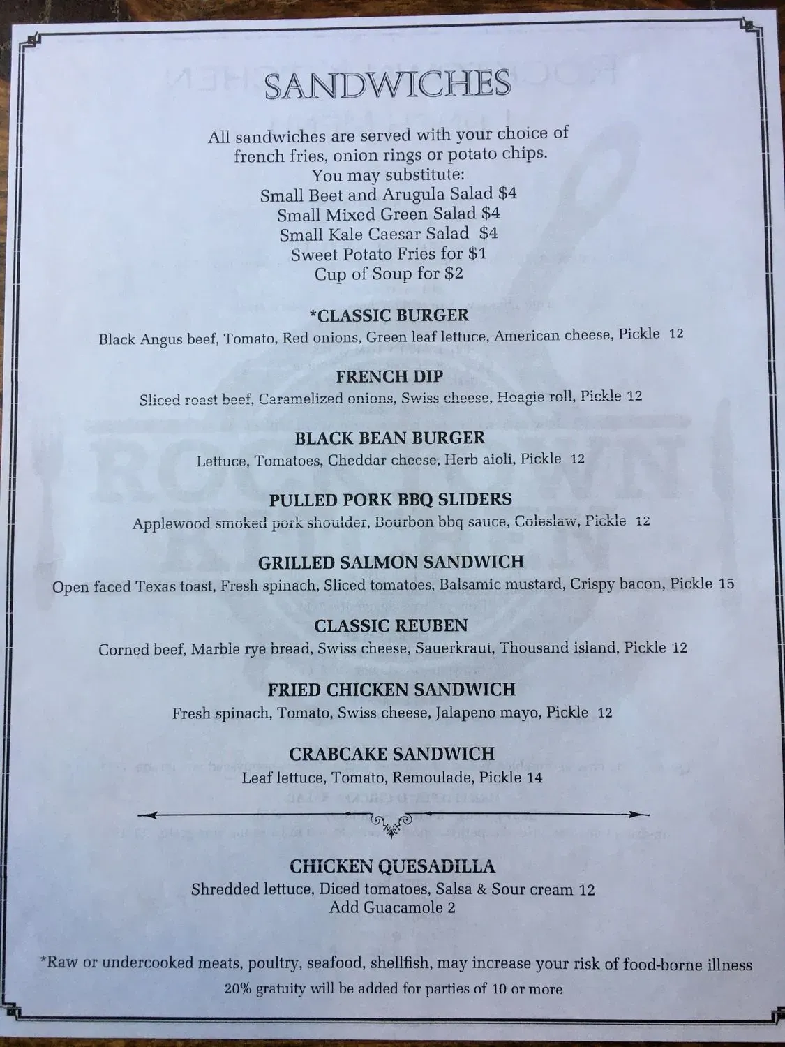 Menu 2