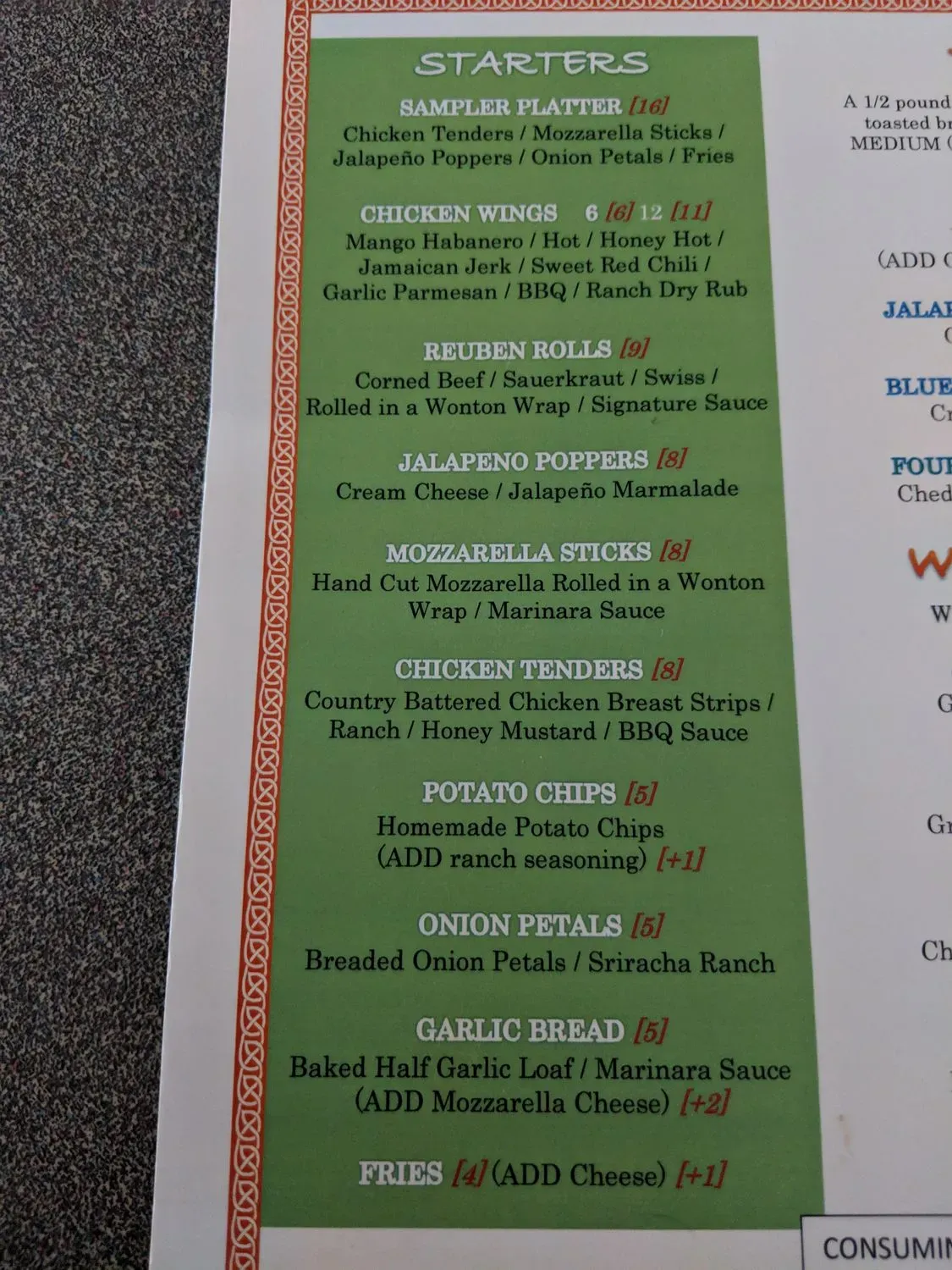 Menu 4