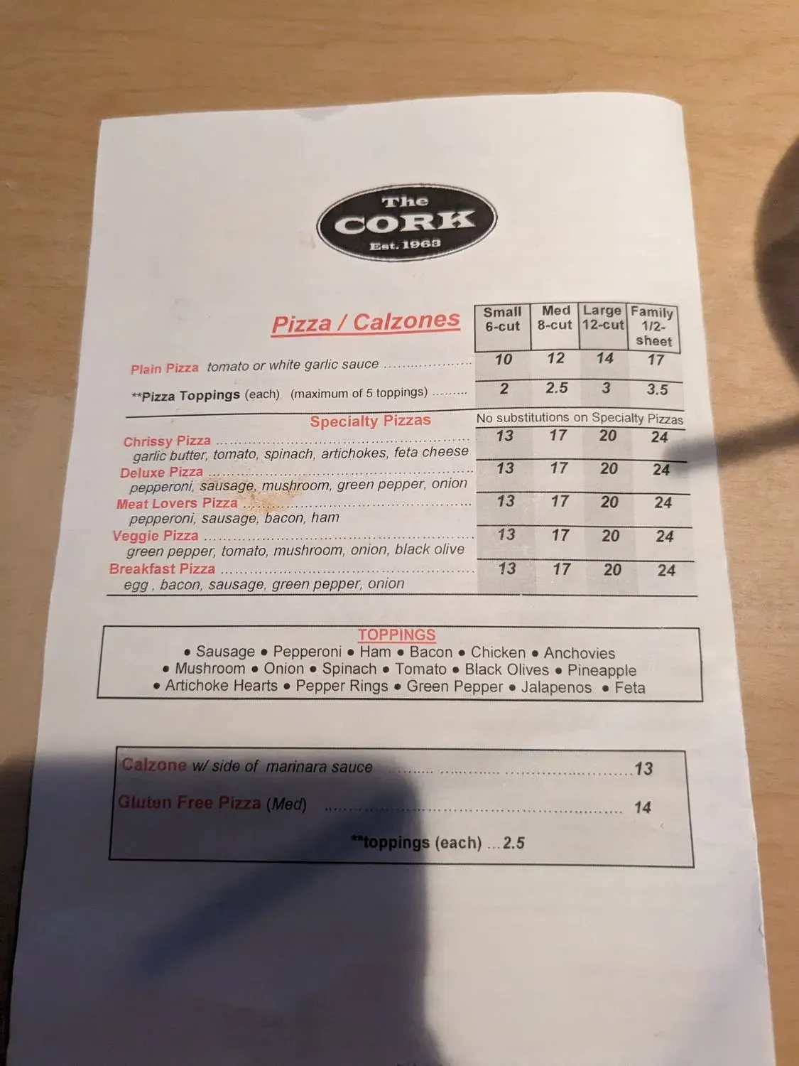 Menu 3