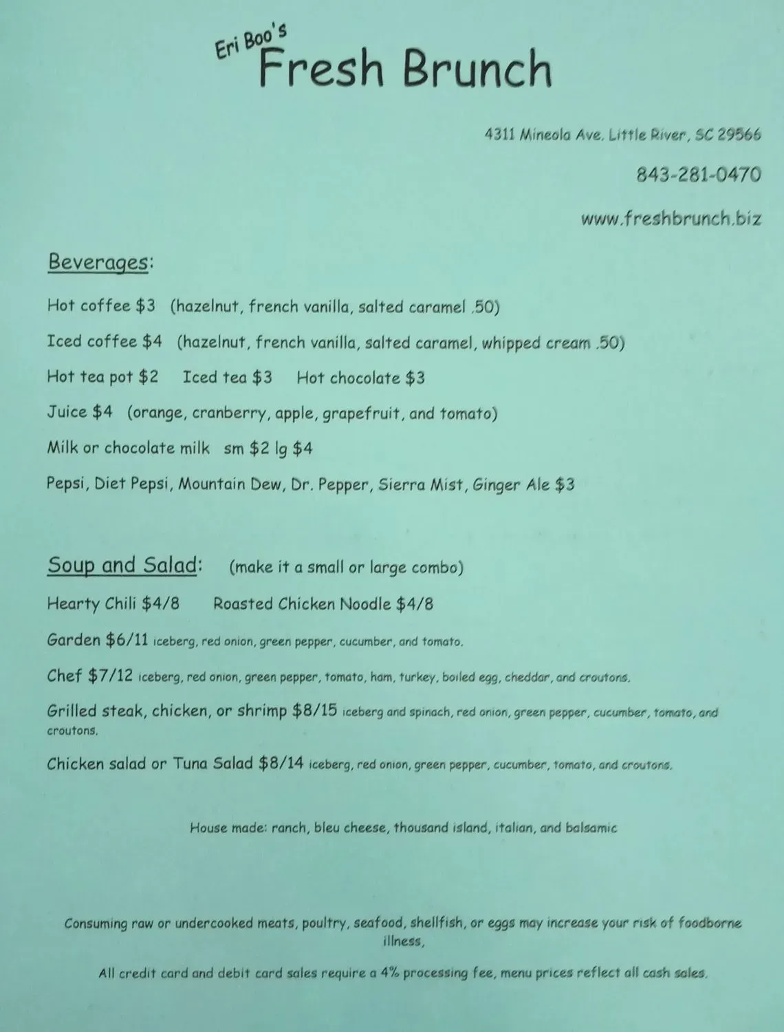 Menu 6