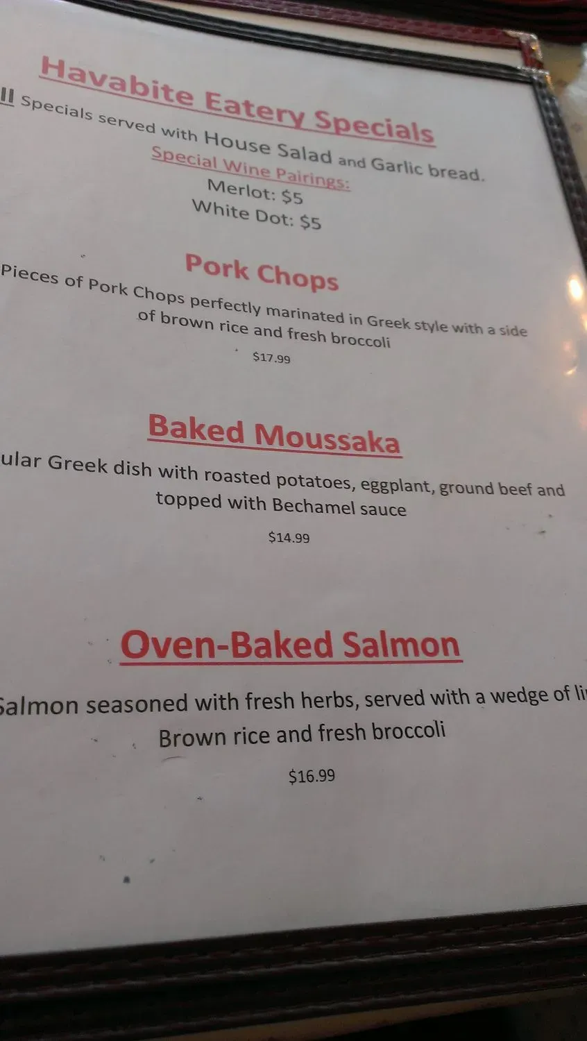 Menu 4