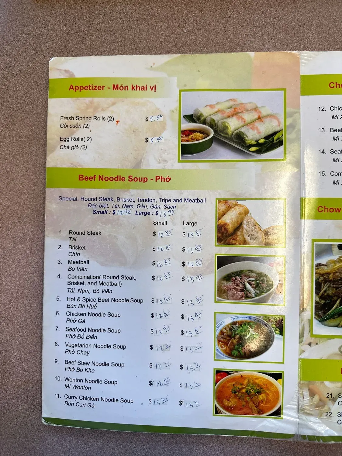 Menu 4