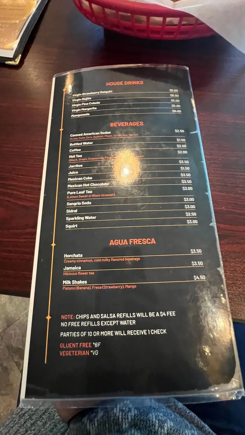 Menu 5