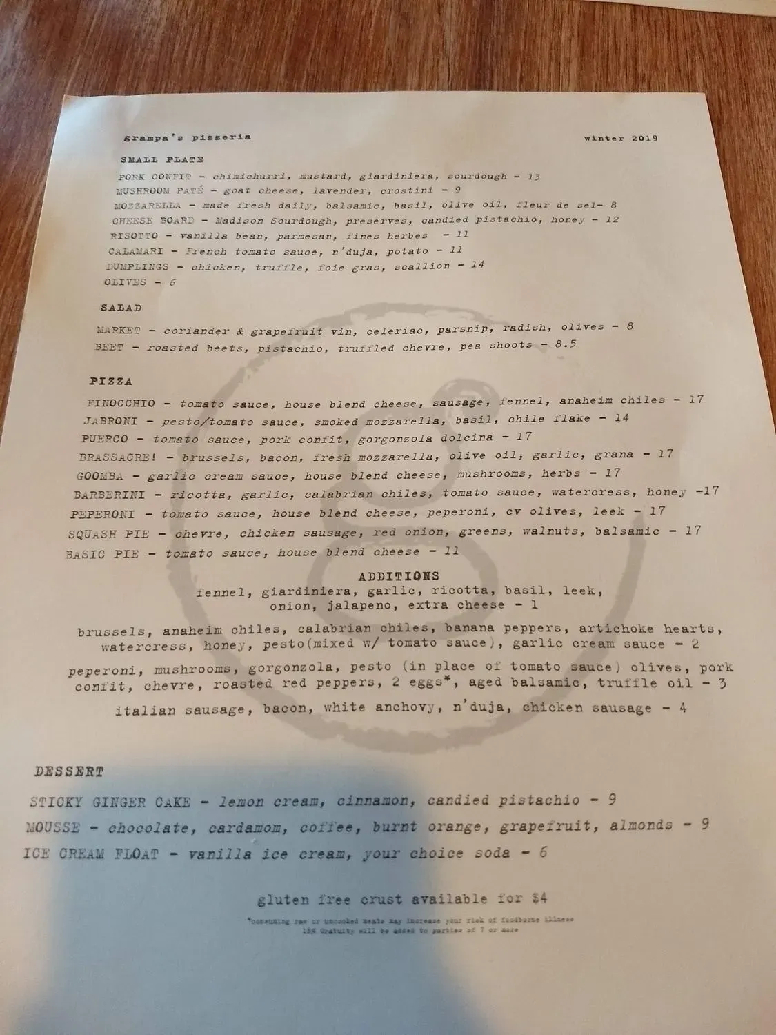 Menu 2