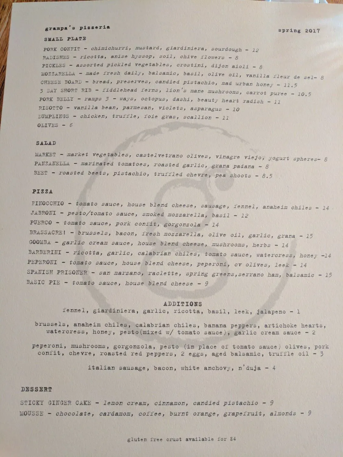 Menu 6