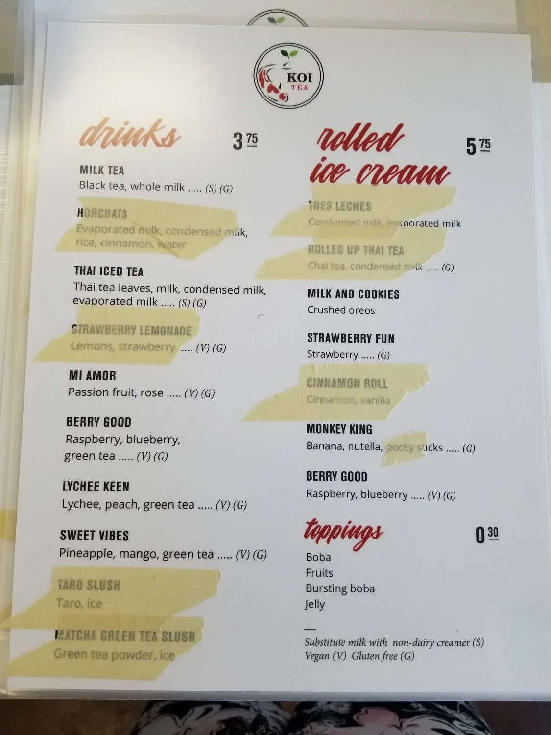 Menu 6