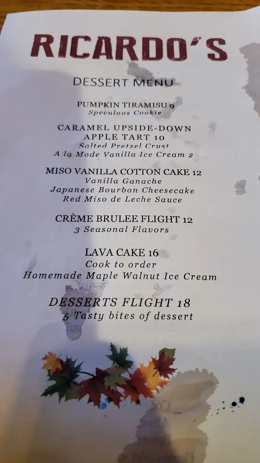 Menu 4