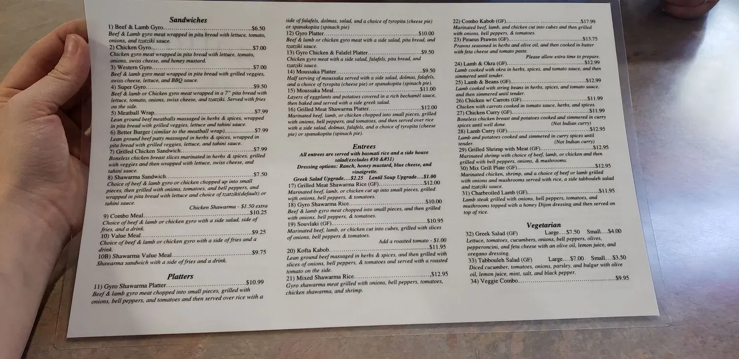 Menu 6