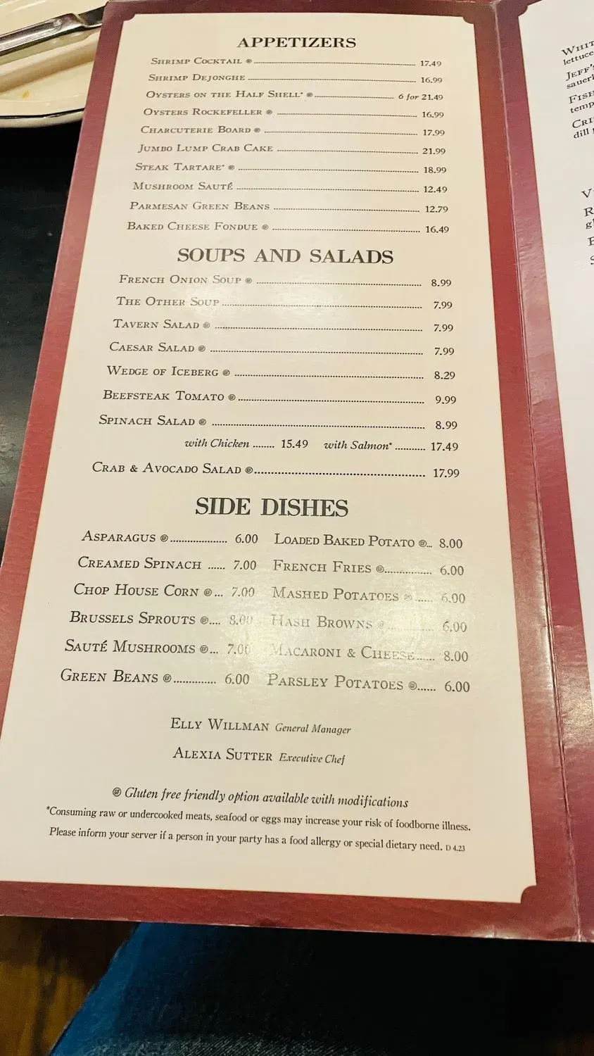 Menu 4