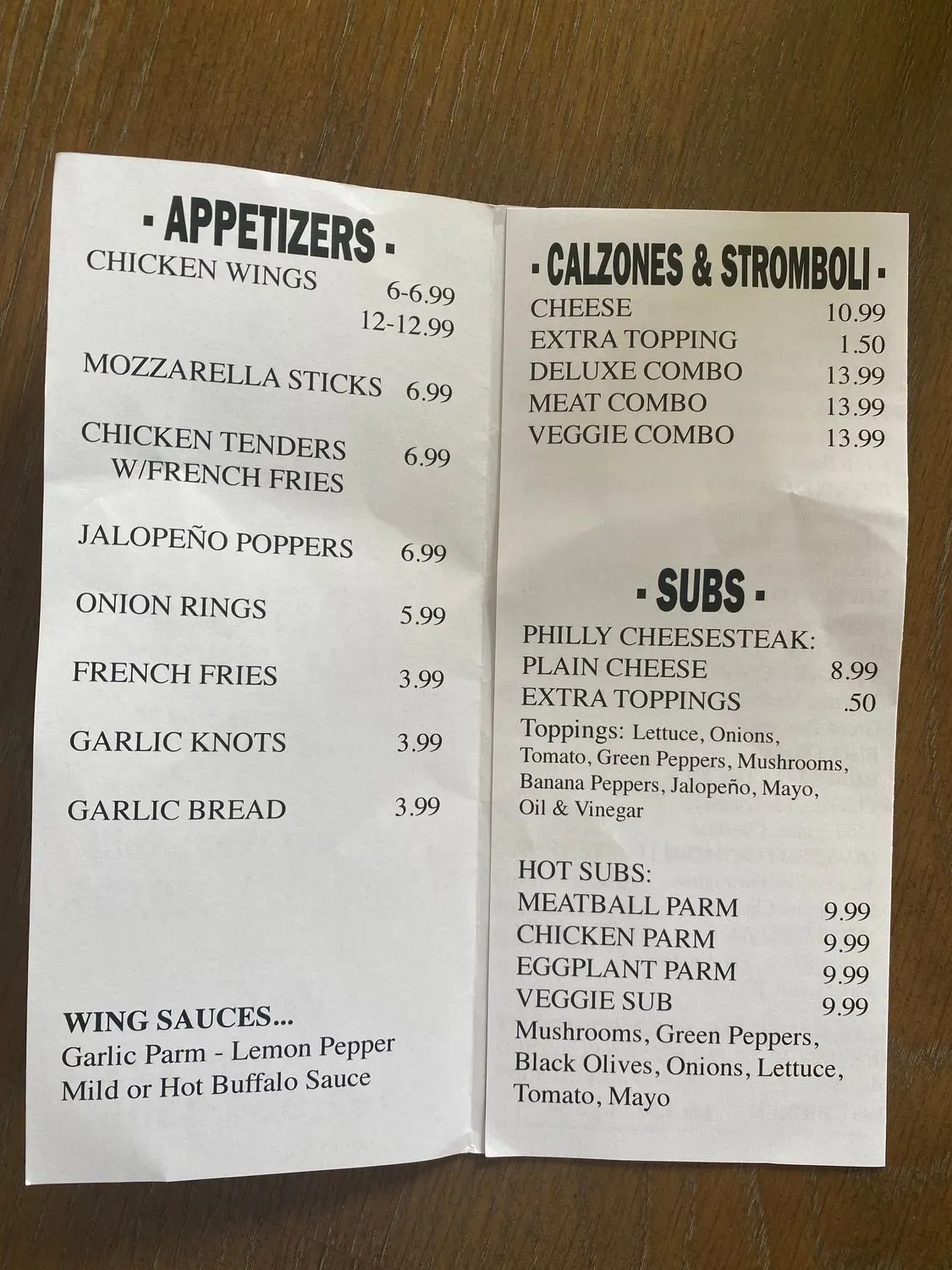 Menu 3