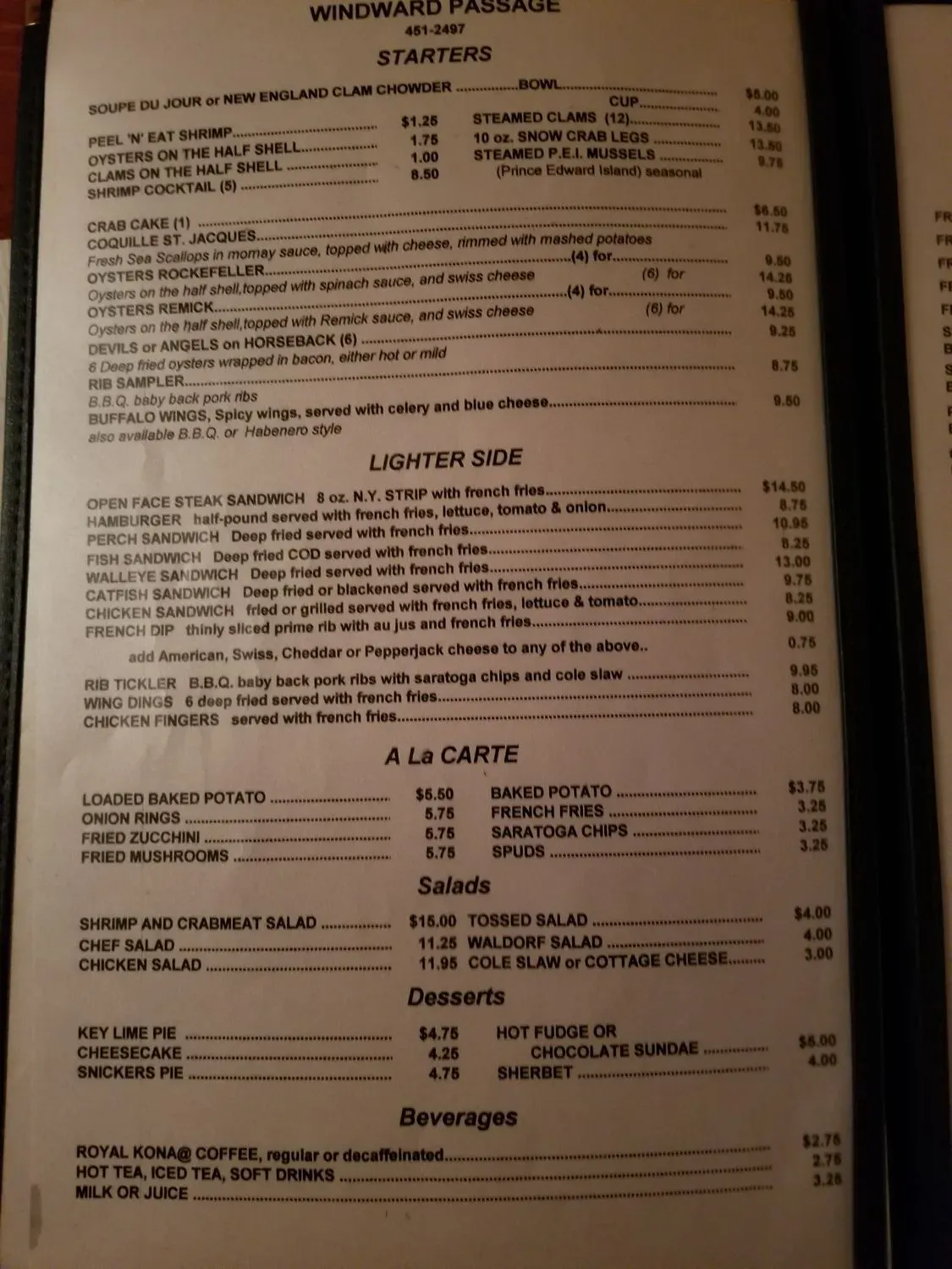 Menu 5