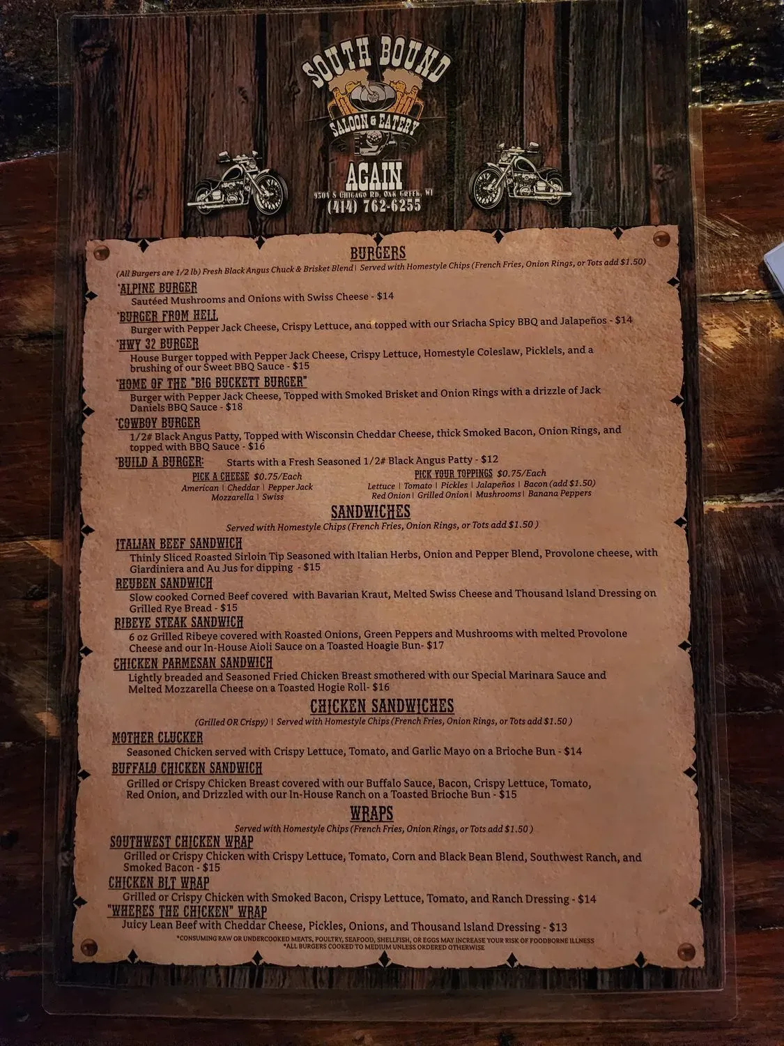 Menu 4