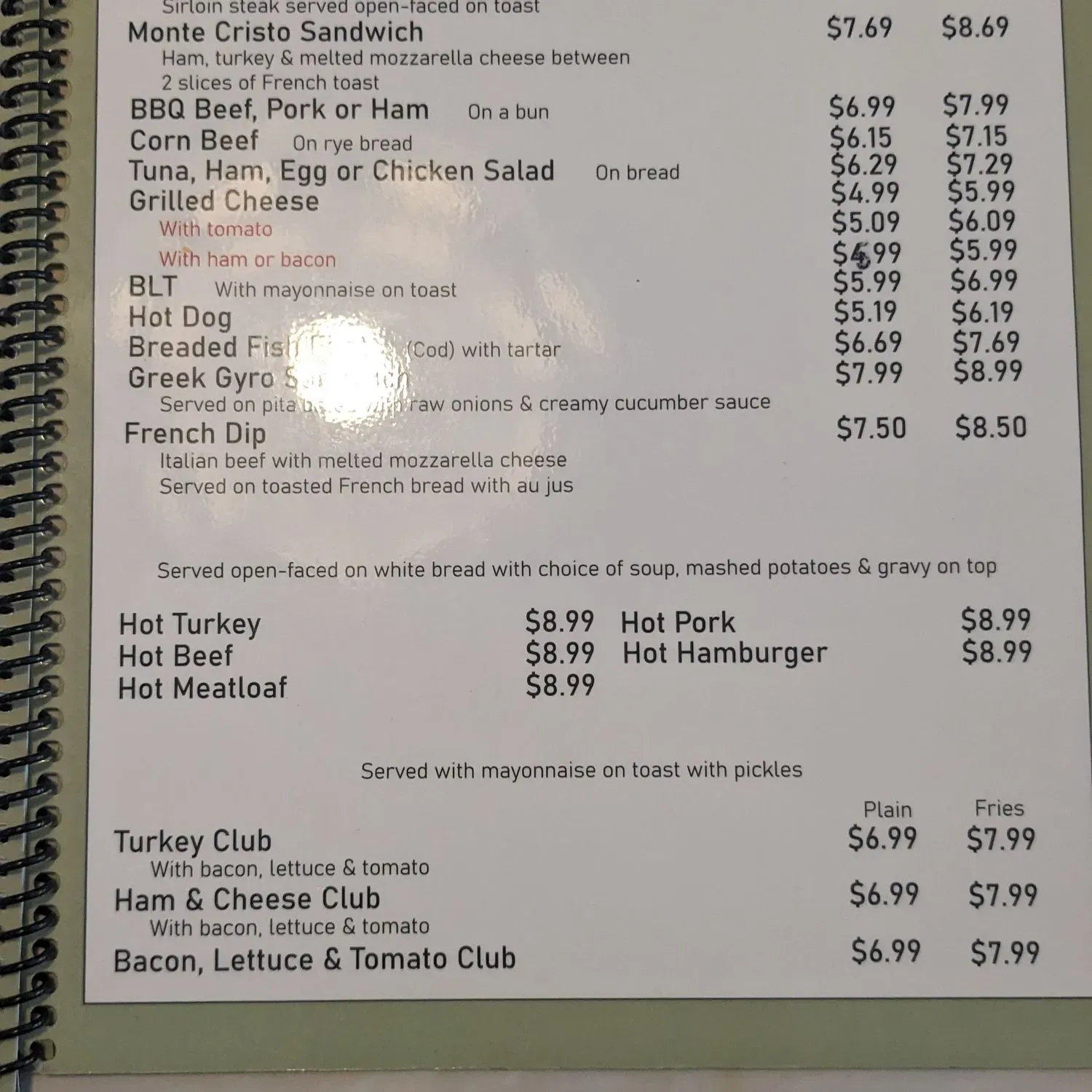 Menu 2