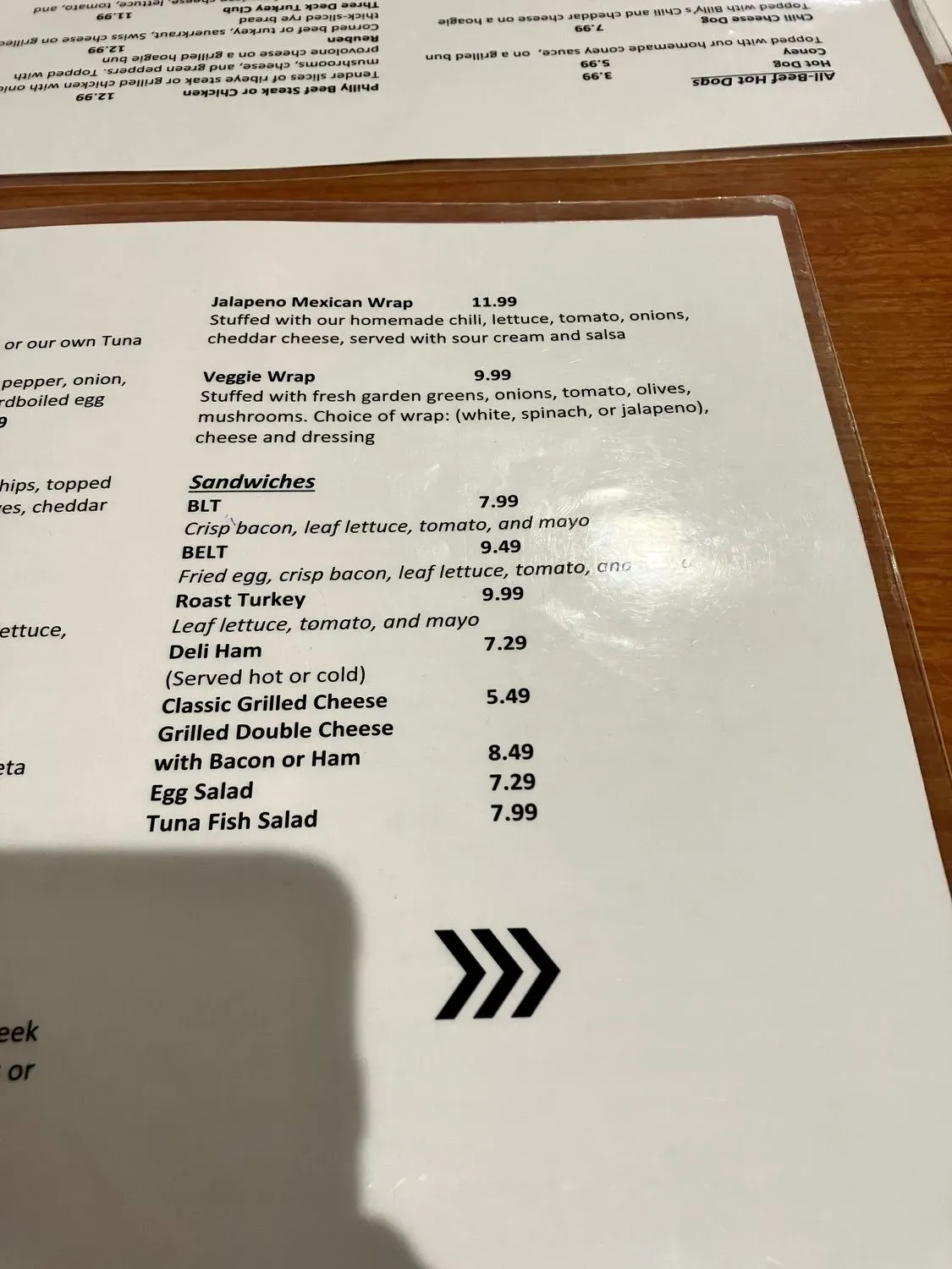 Menu 5