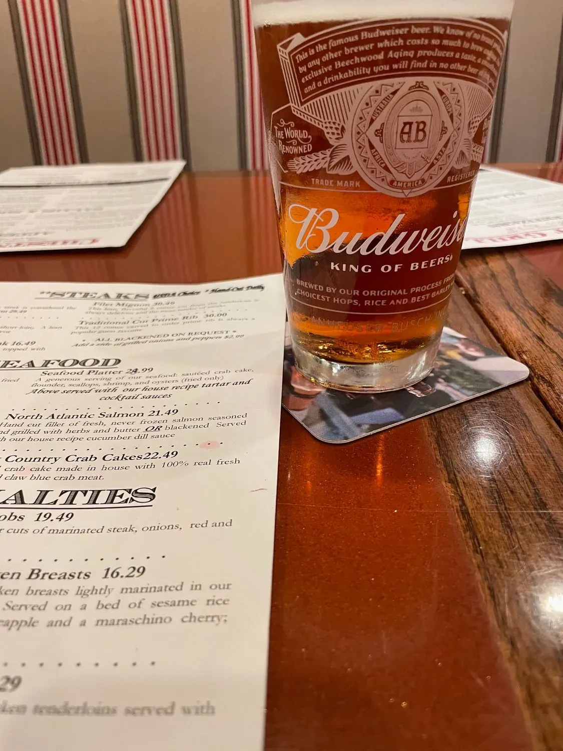 Chestnut Grill Menu - Updated October 2025