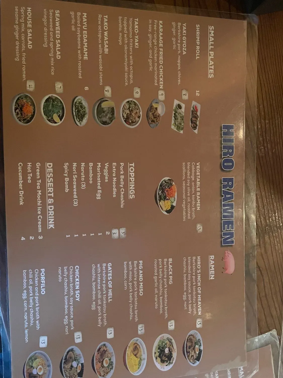 Menu 5