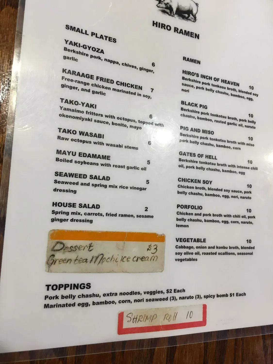 Menu 6