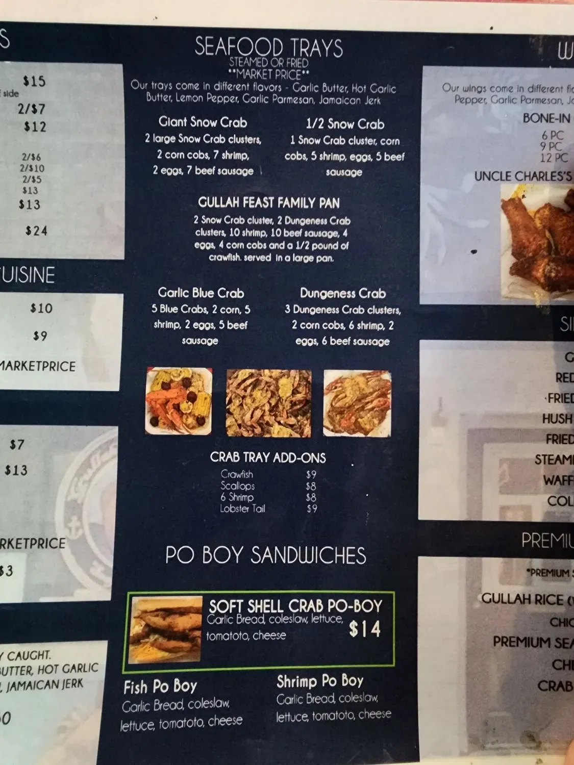 Gullah Gullah Fish Menu - Updated October 2025