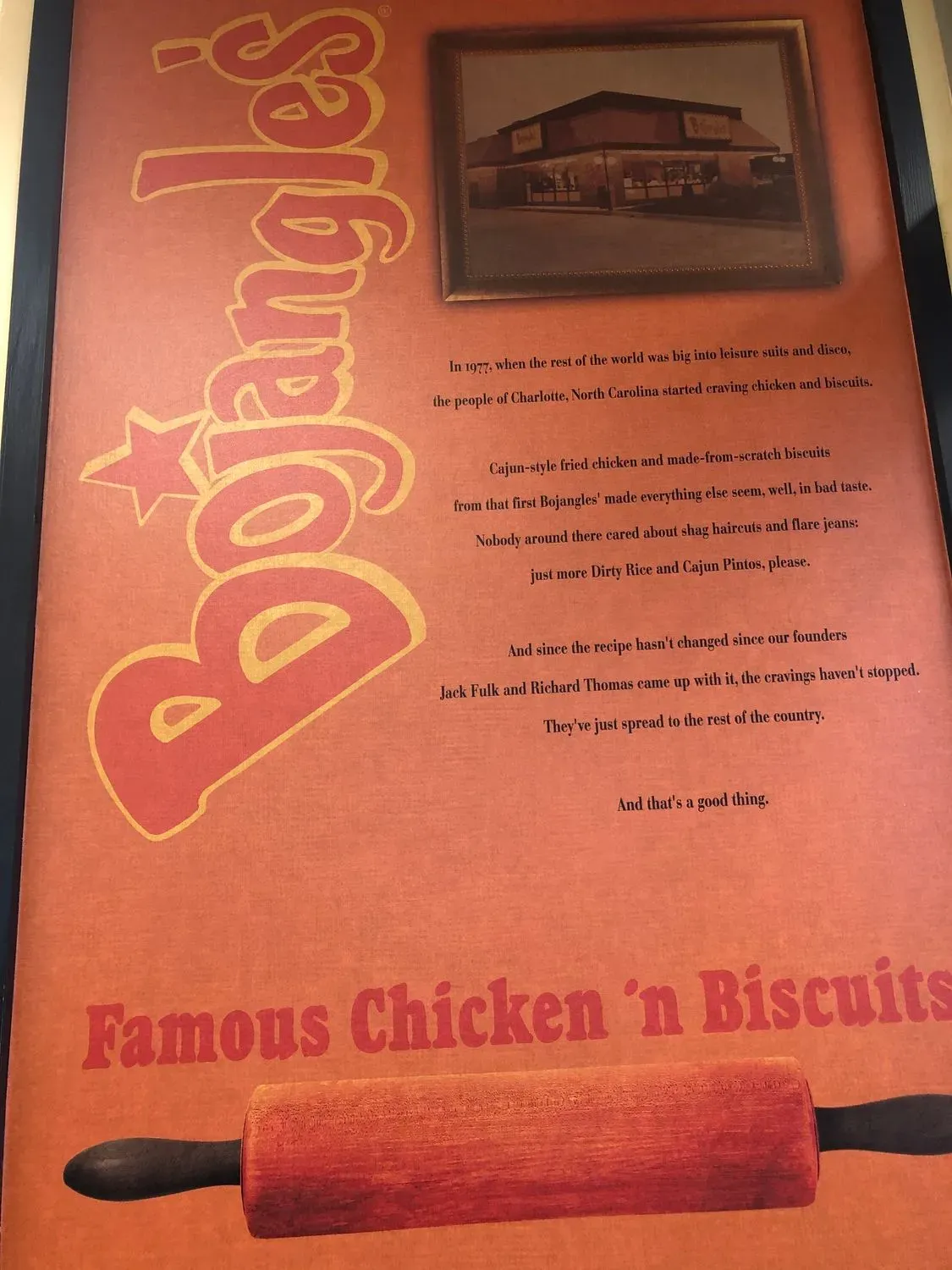 Bojangles Menu - Updated October 2025