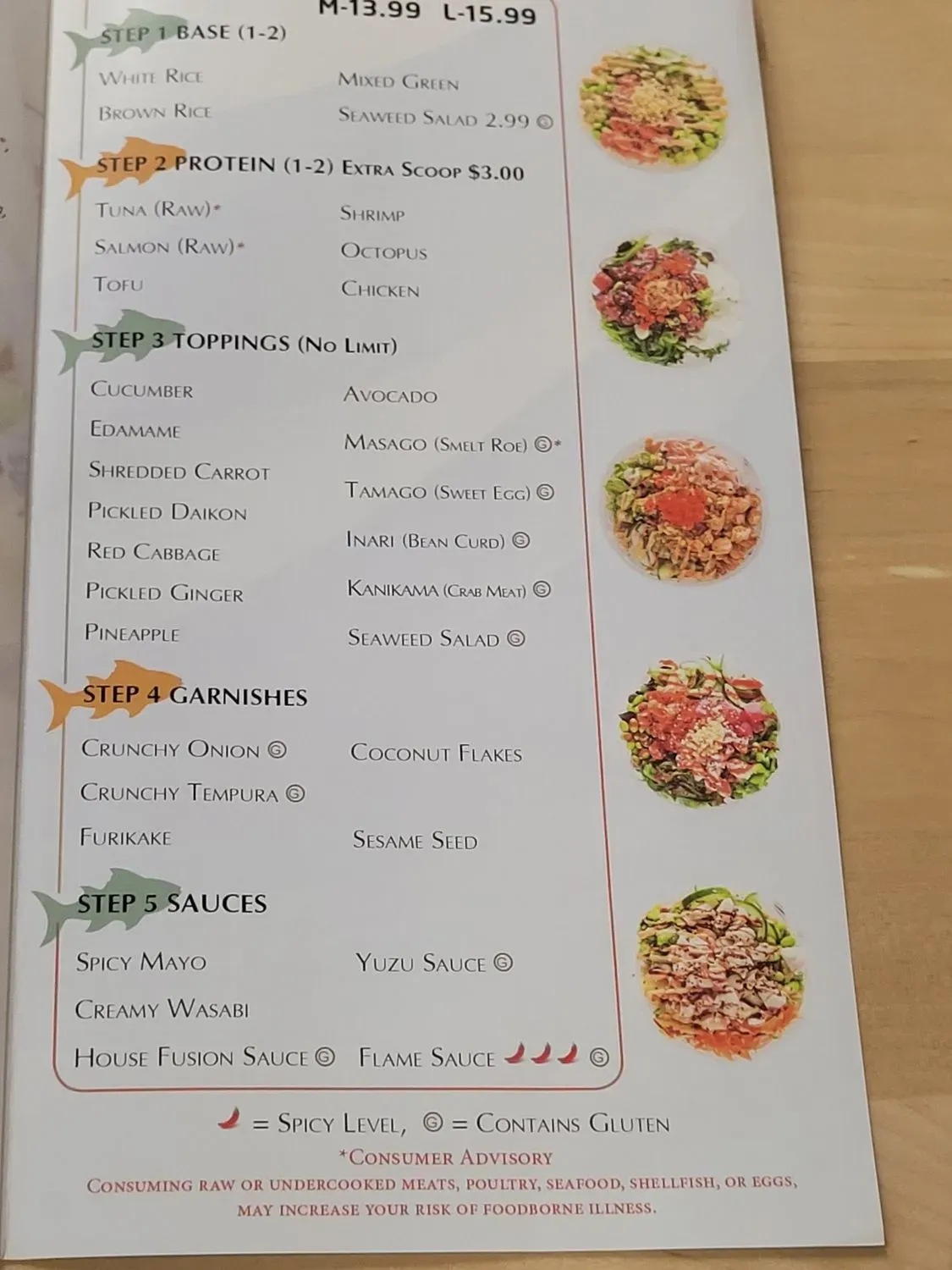 Menu 5