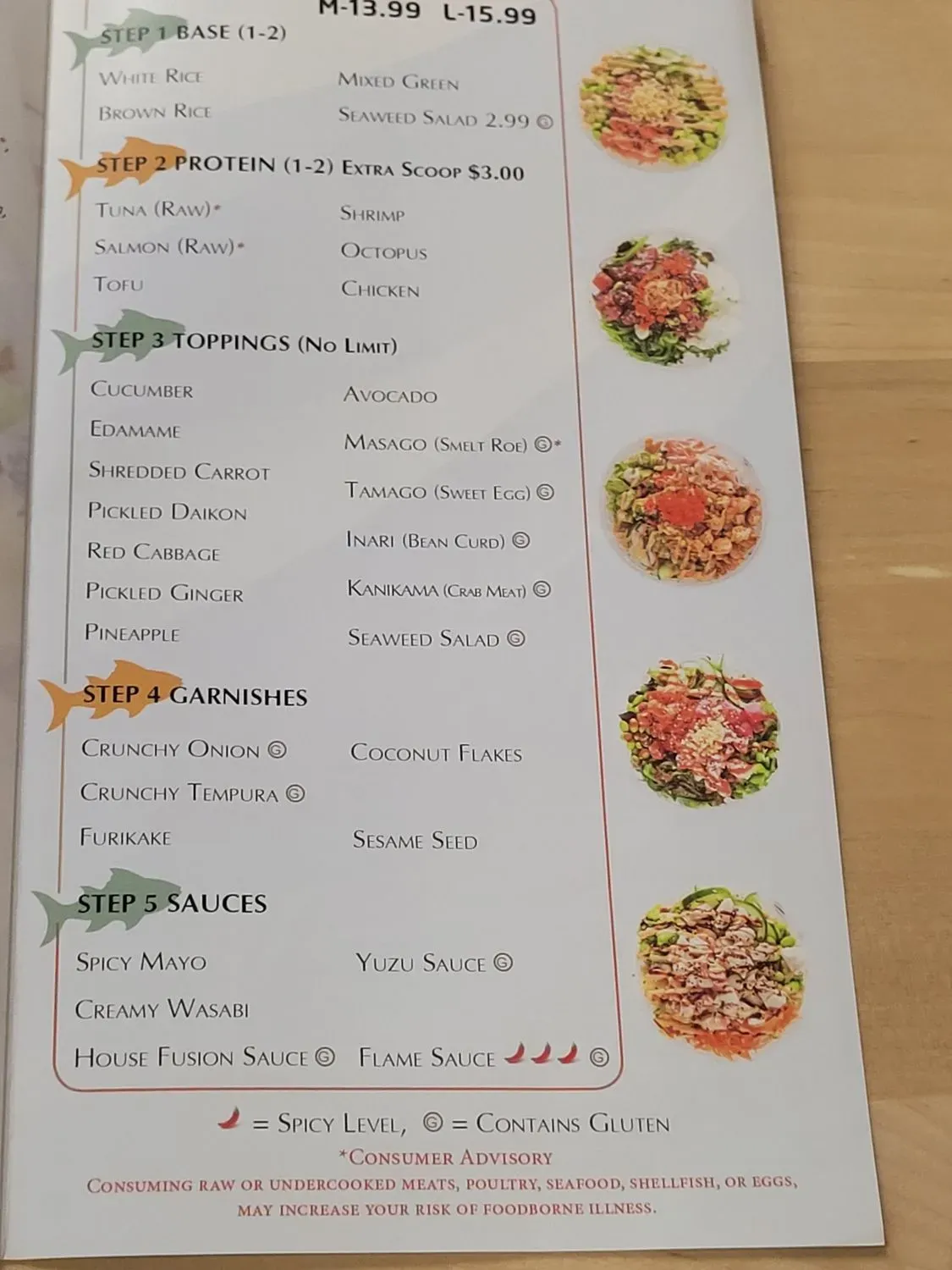 Menu 5