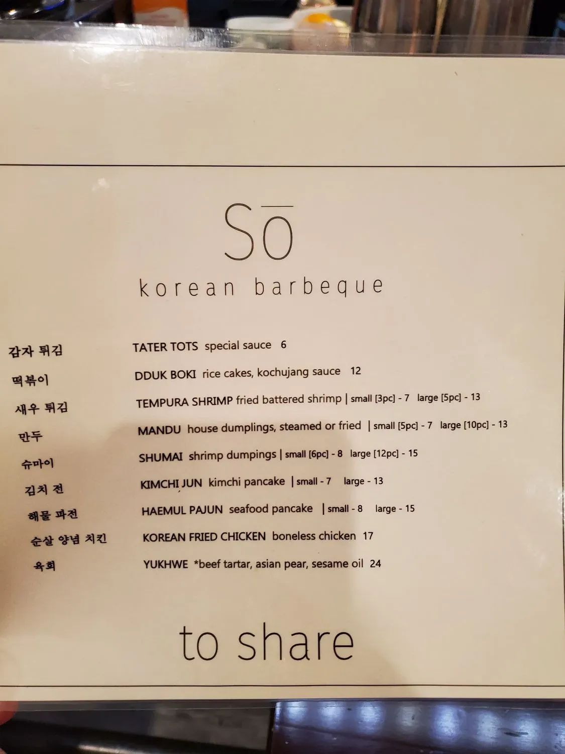 Menu 4