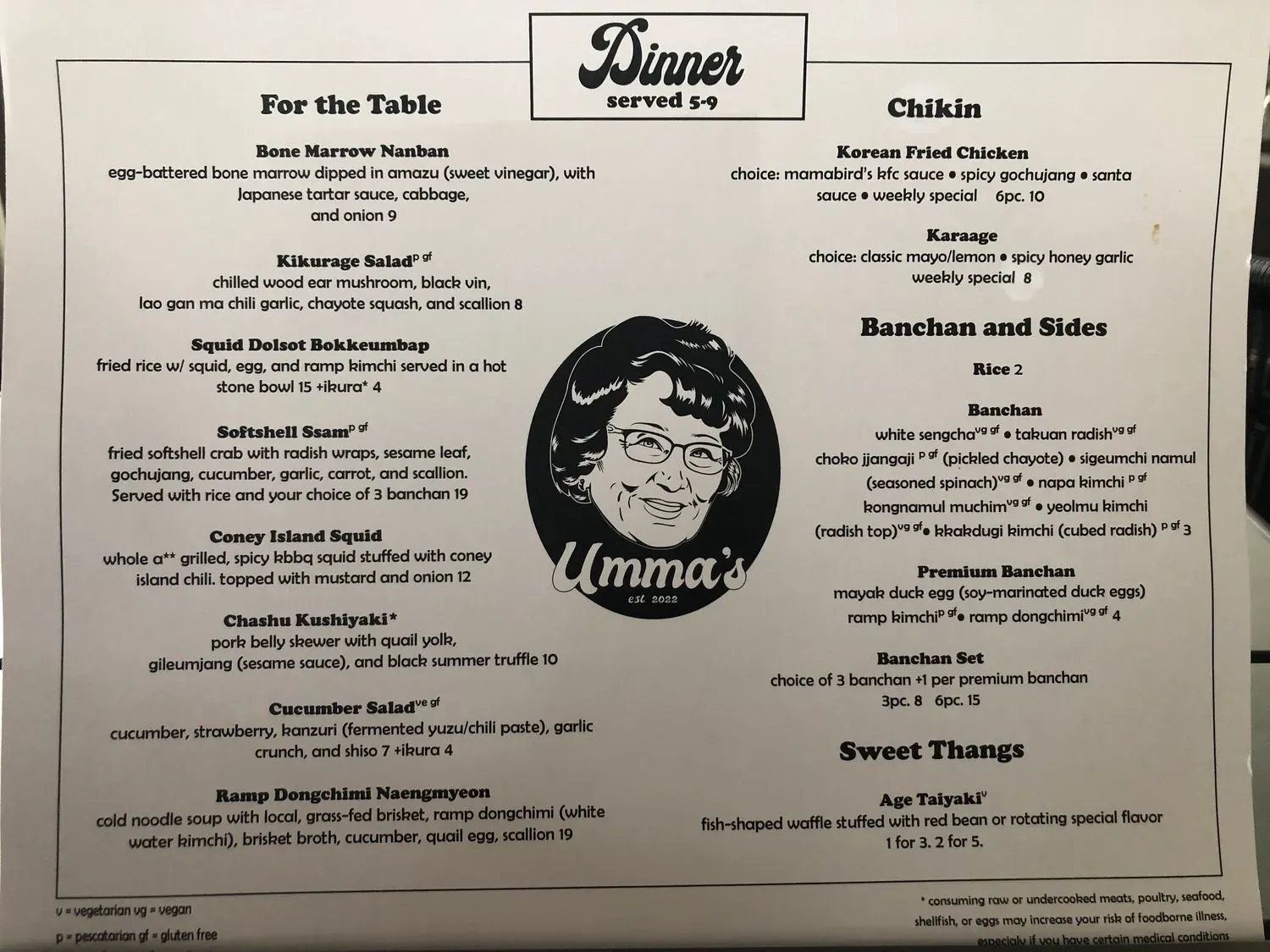 Menu 2