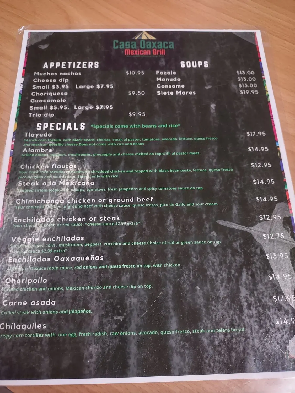 Menu 6