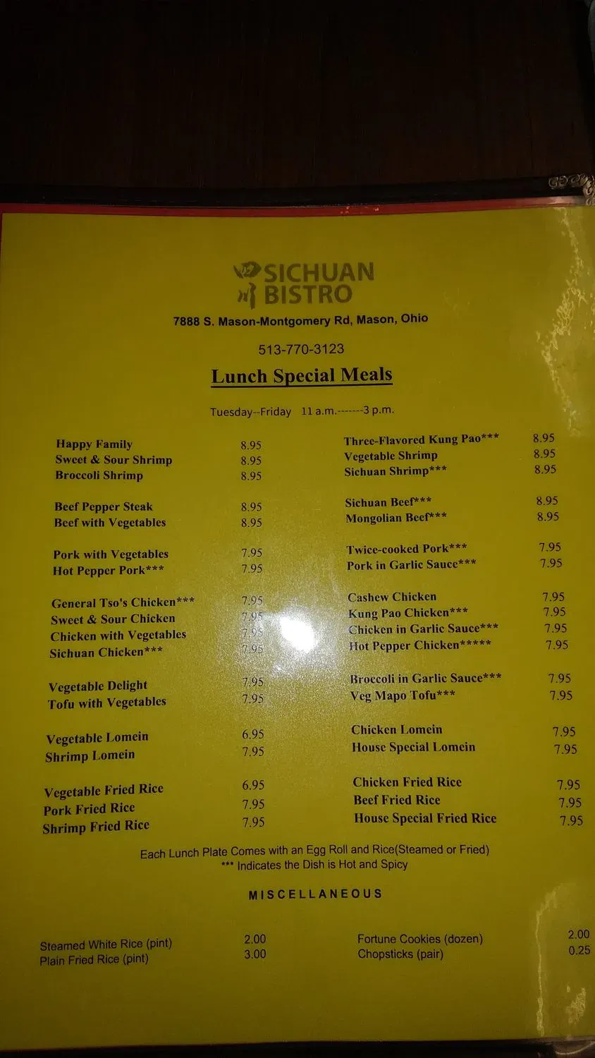 Menu 2