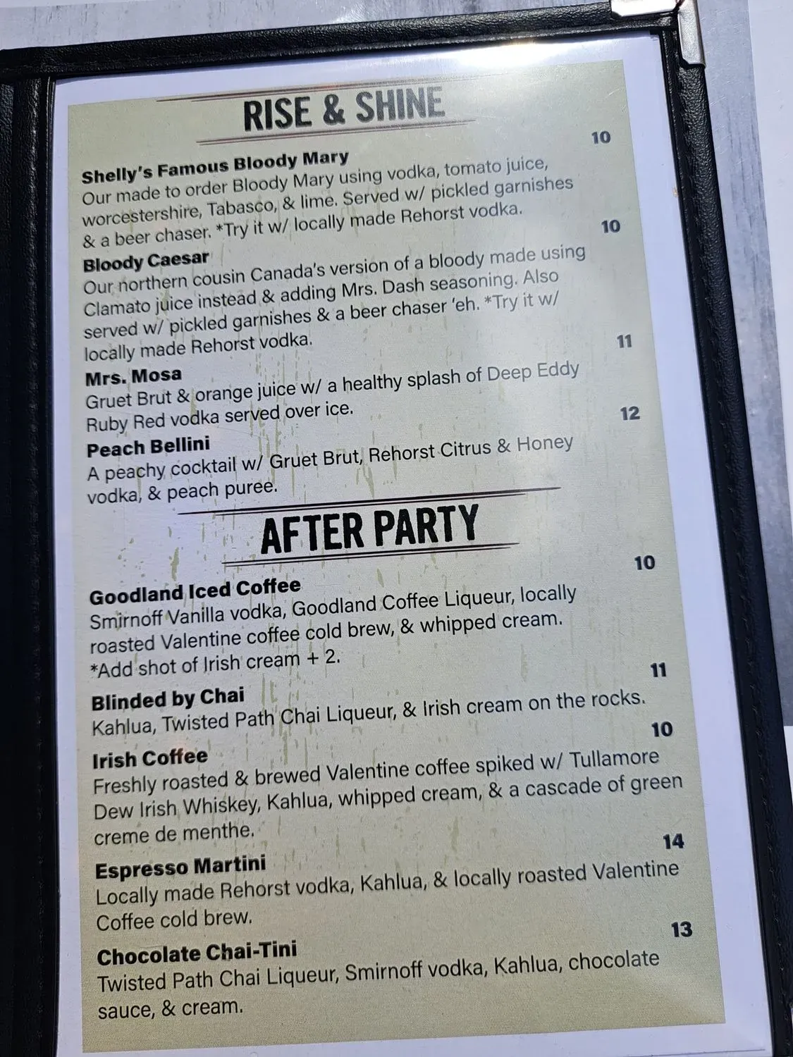 Menu 5