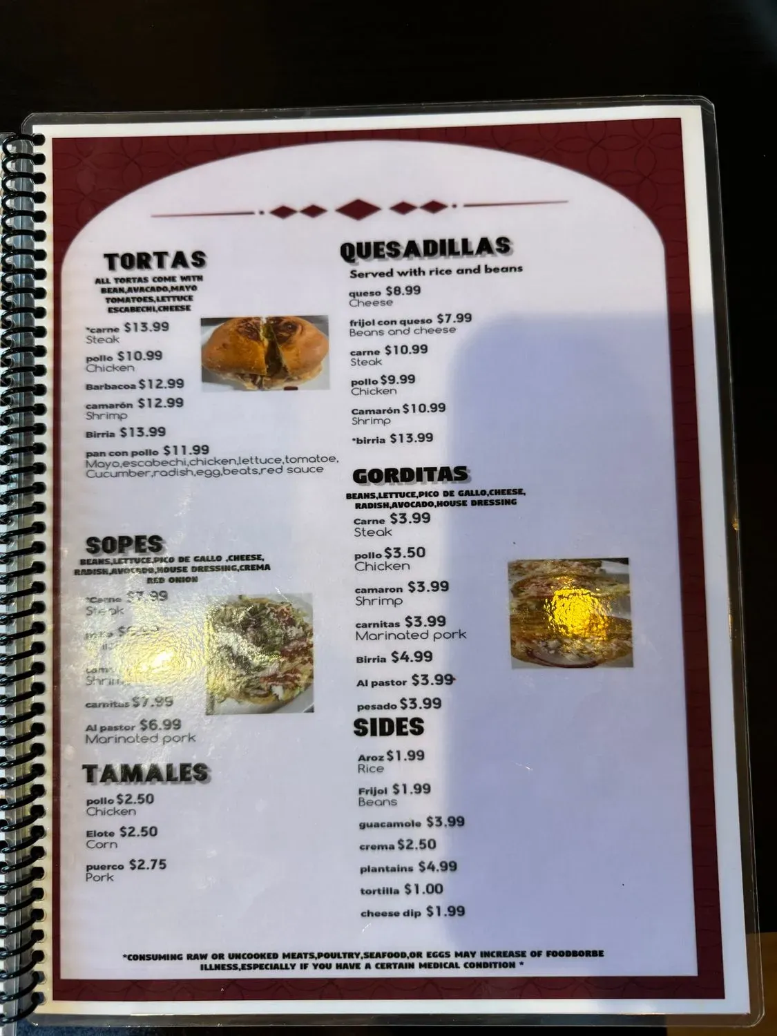 Menu 6