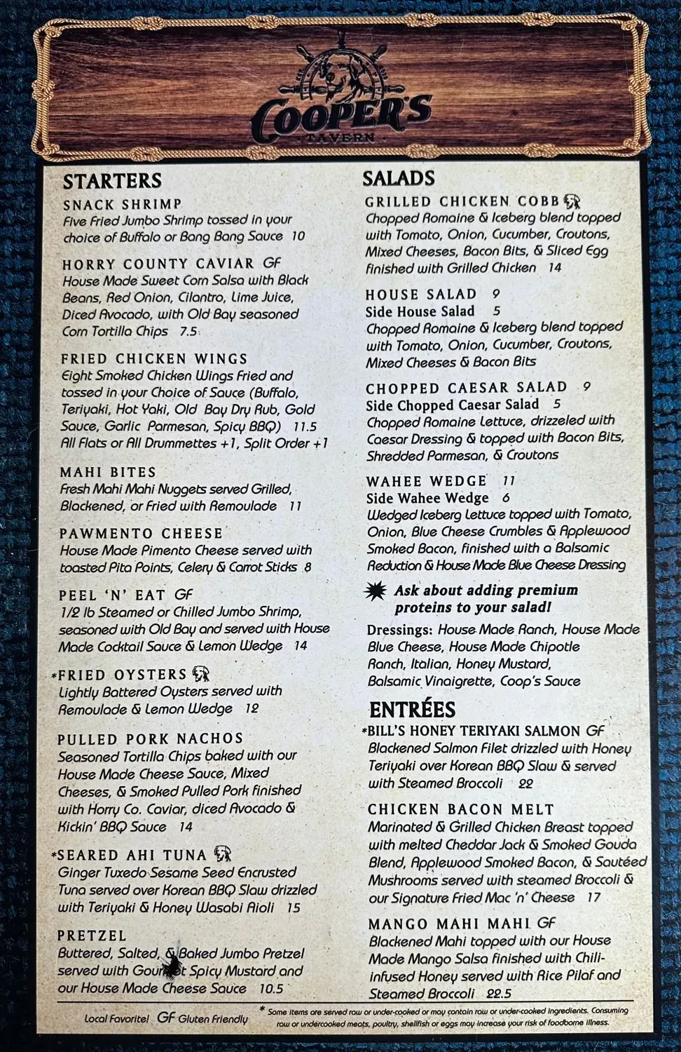 Menu 5