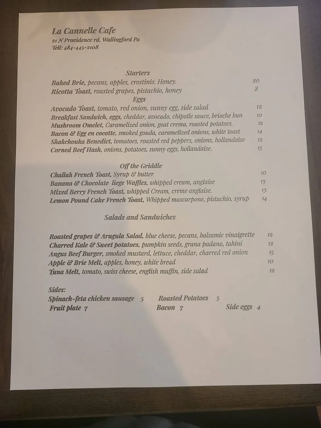 Menu 2