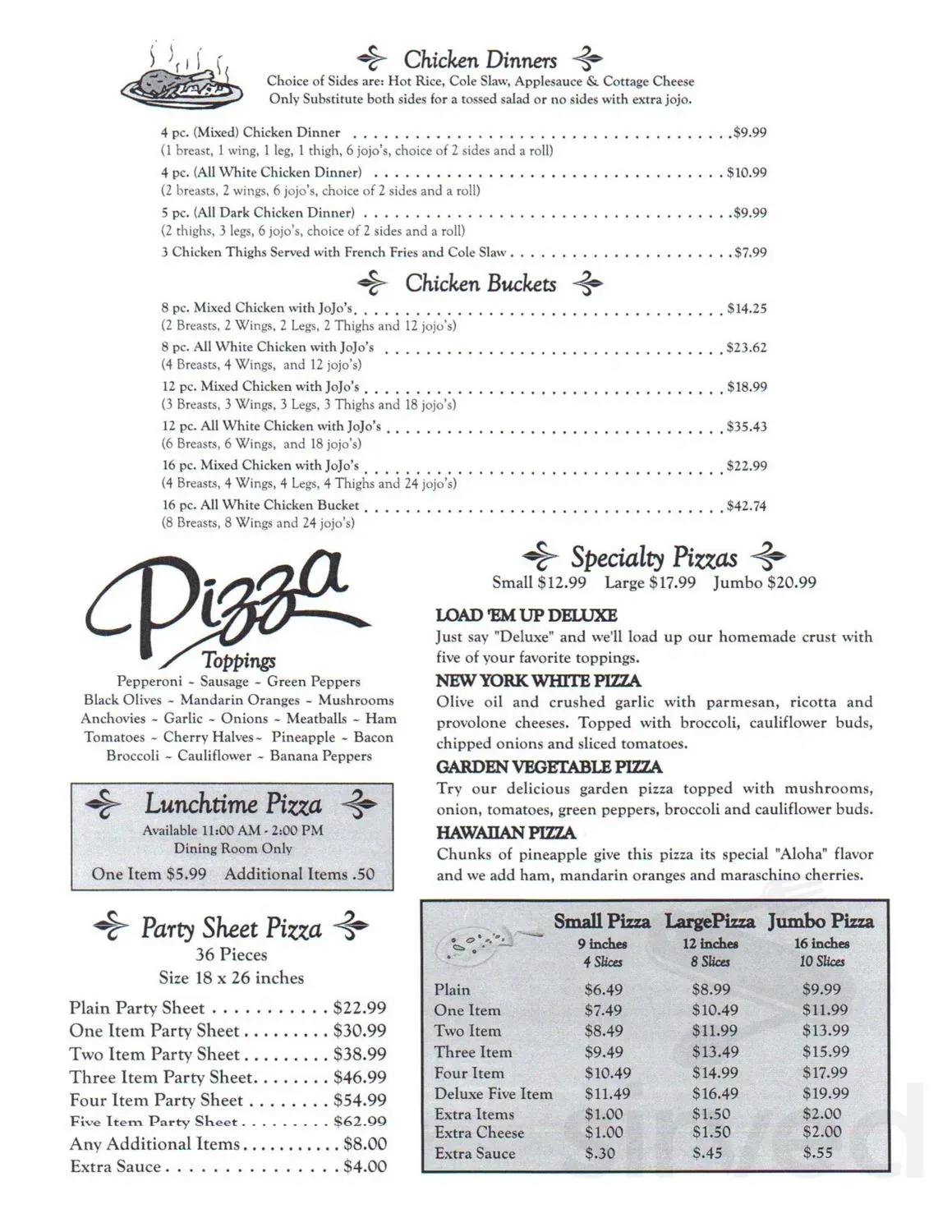 Menu 2