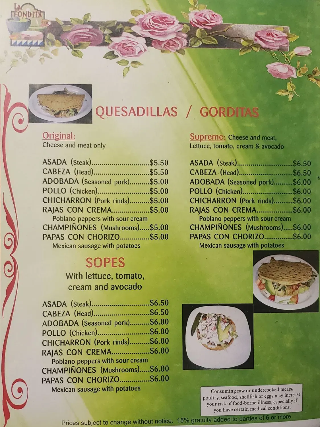 Menu 4