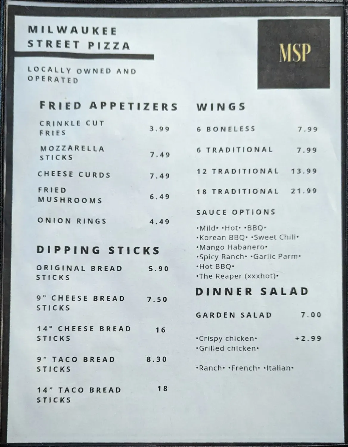 Menu 2