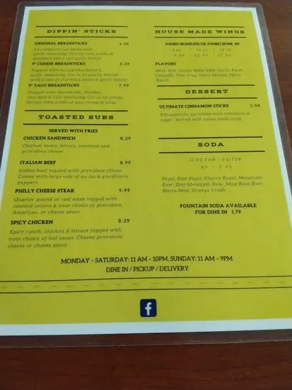 Menu 4