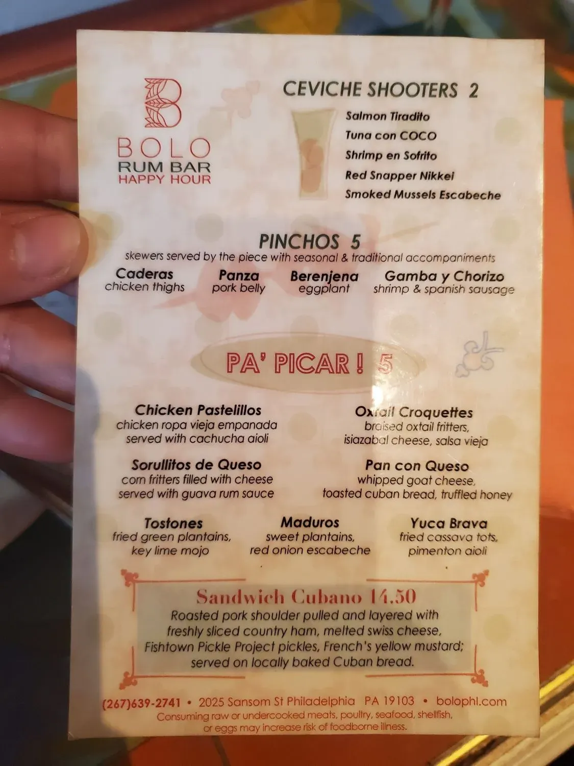 Menu 5