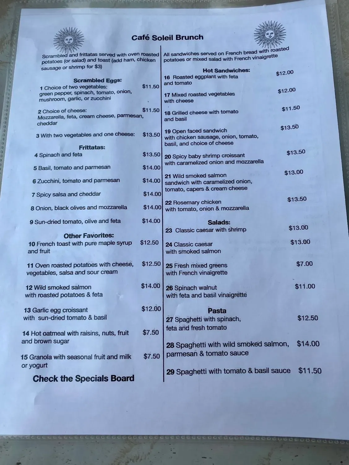 Menu 6