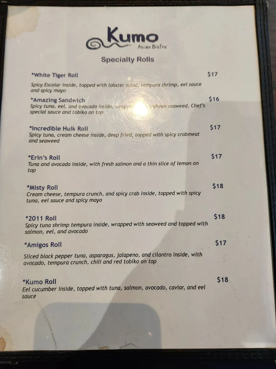 Menu 6