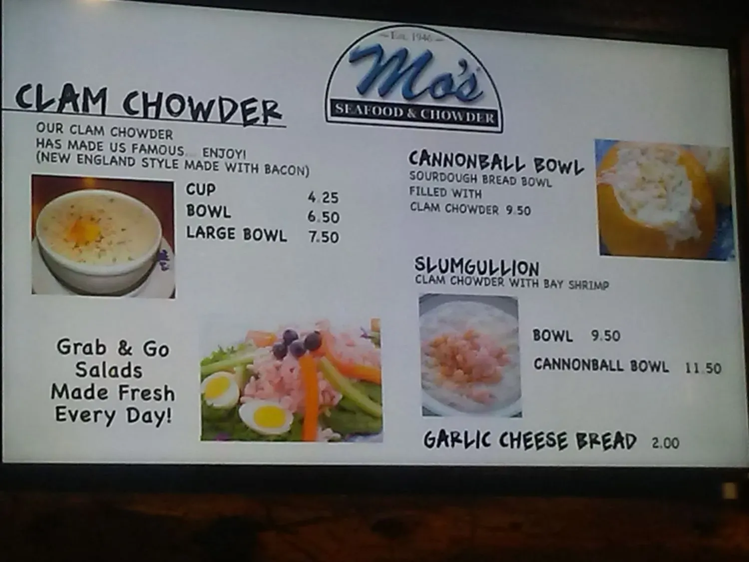 Menu 4