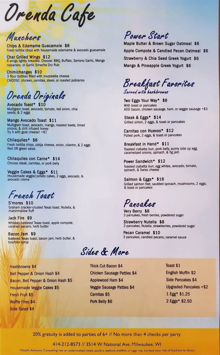 Menu 2