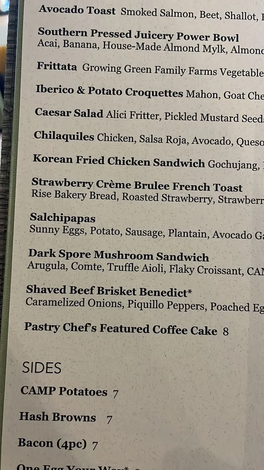 Menu 5