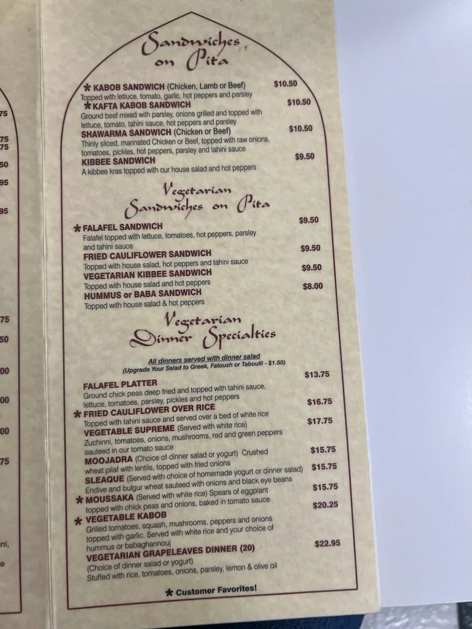 Menu 4