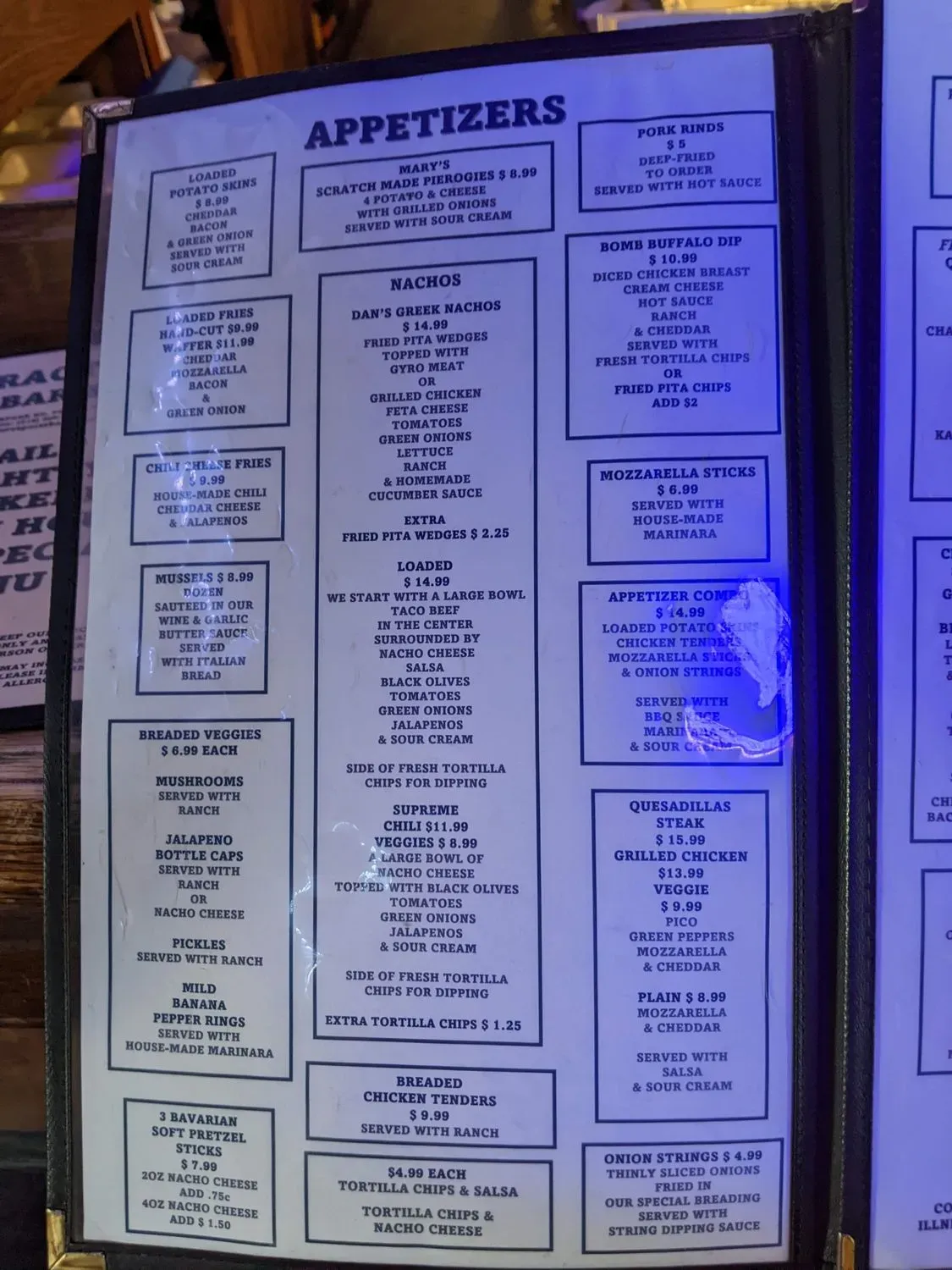 Menu 4