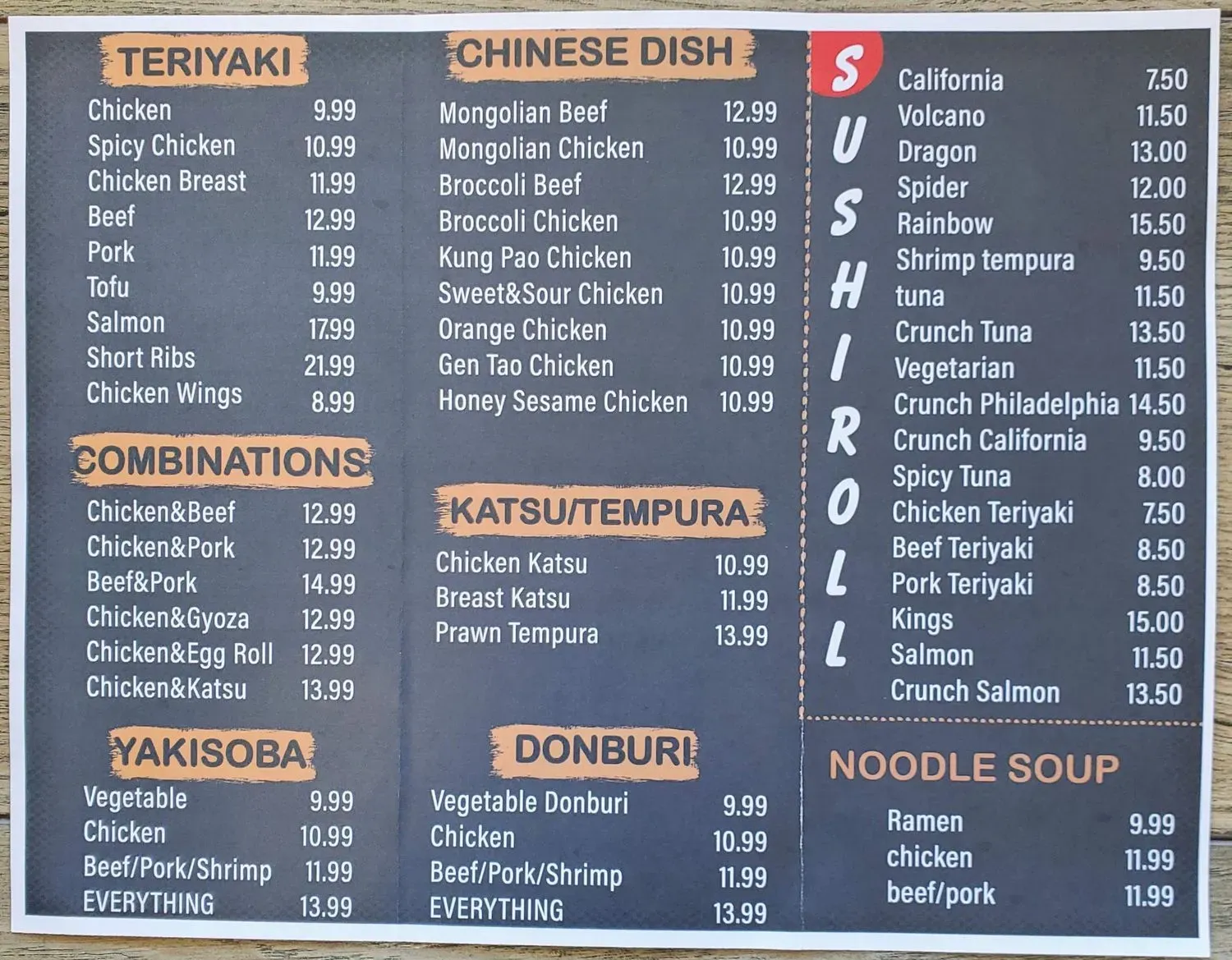 Menu 6