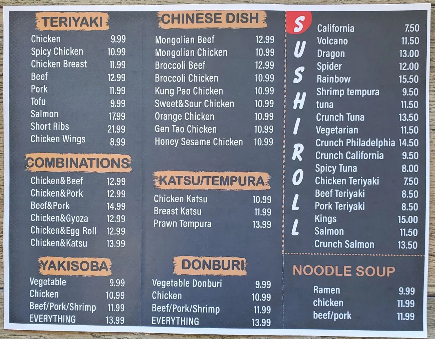 Menu 6