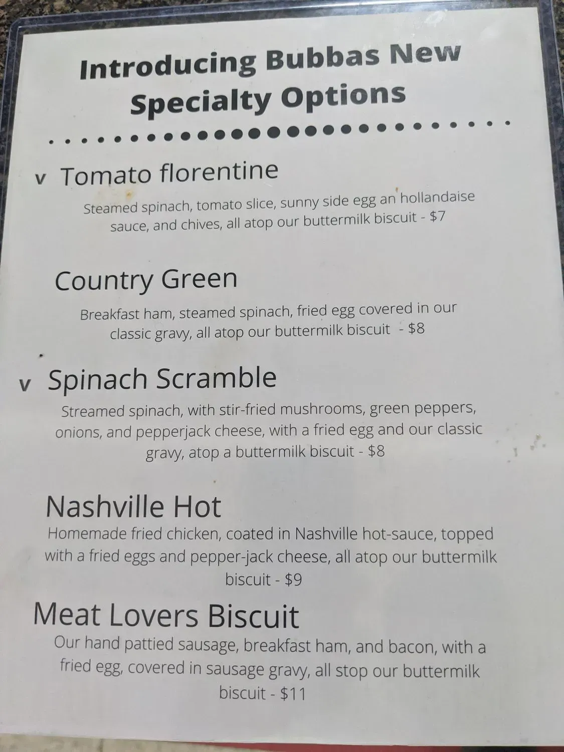 Menu 5