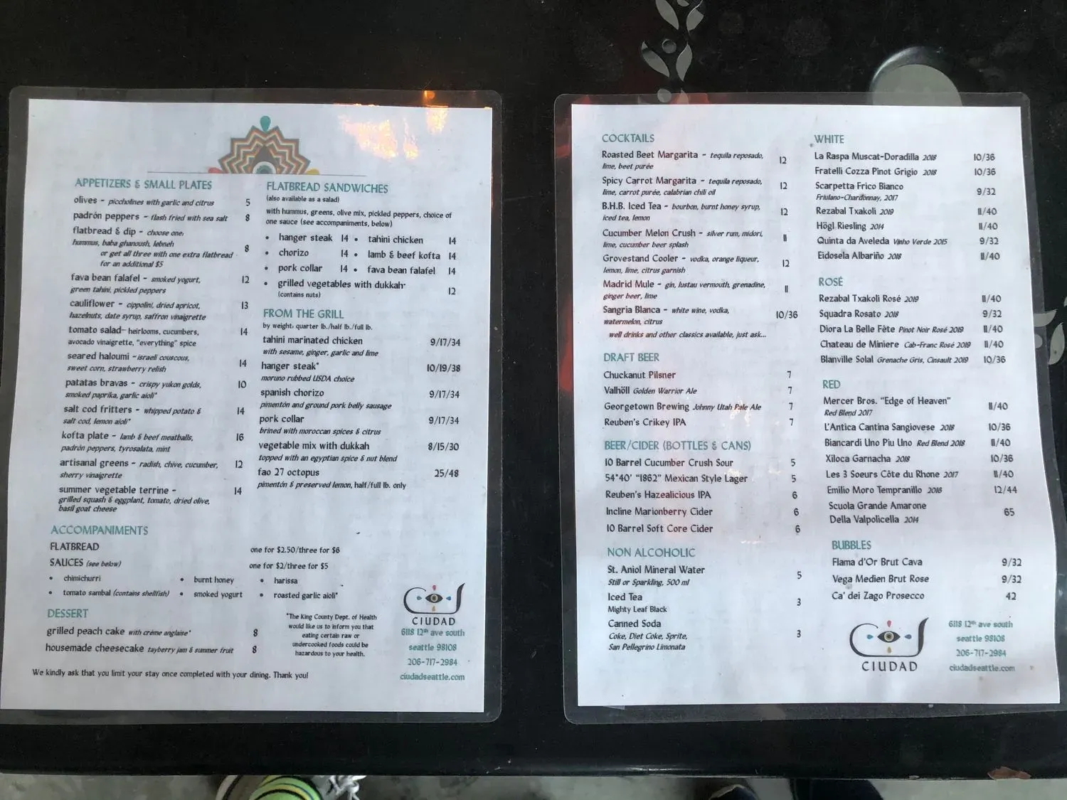 Menu 6